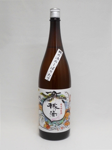 日本酒 桃の滴 しぼりたて 純米吟醸 1.8L 松本酒造 C