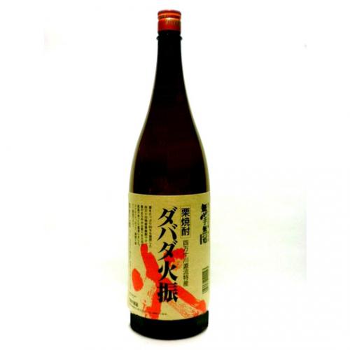 栗焼酎 ダバダ火振 1.8L 【高知県 無手無冠】