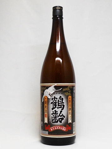 鶴齢 純米酒 1.8L 【新潟県 青木酒造】